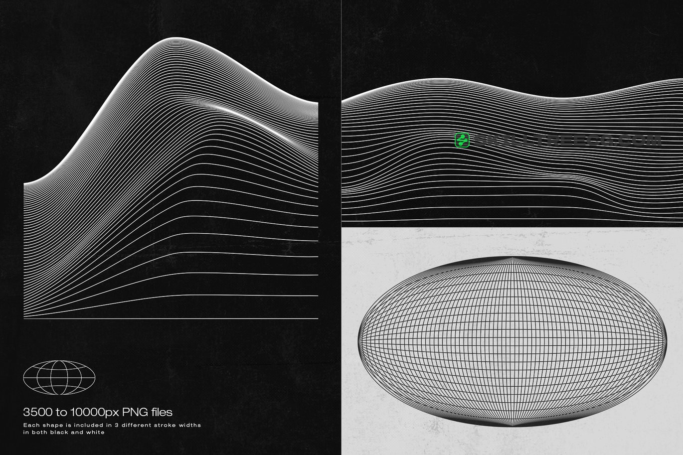 图片[7]-Wireframe Topo Elements Vectors（371299）-技能树